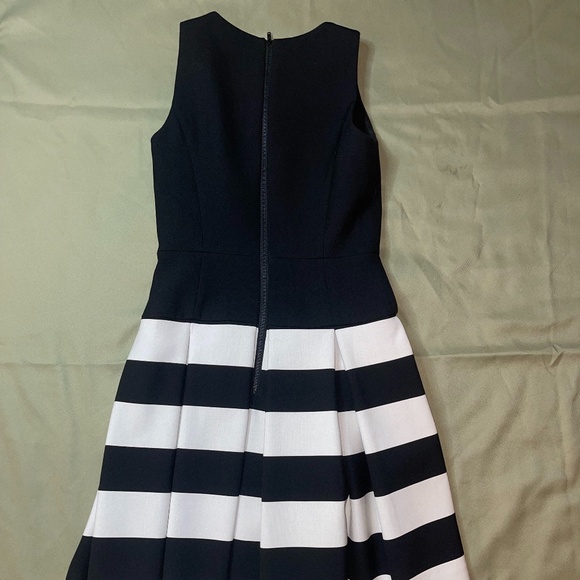 Milly Drop Waist Pleated Skirt Dress, Size 0 - Picture 3 of 8